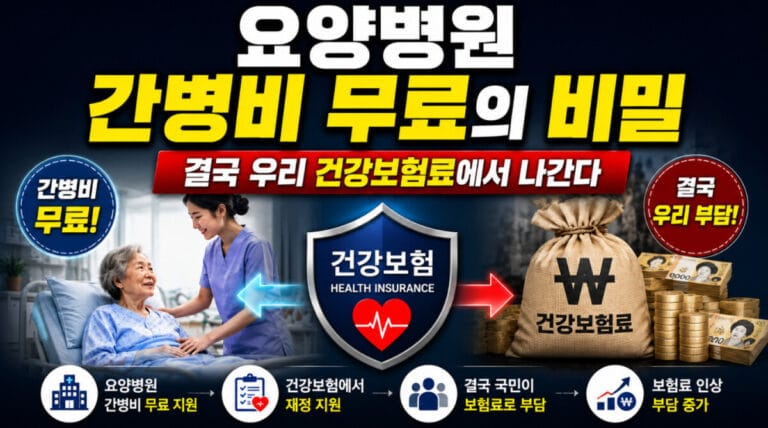 요양병원 “간병비 0원”의 비밀 — 건강보험 과잉청구 구조와 사회적 입원 문제 분석