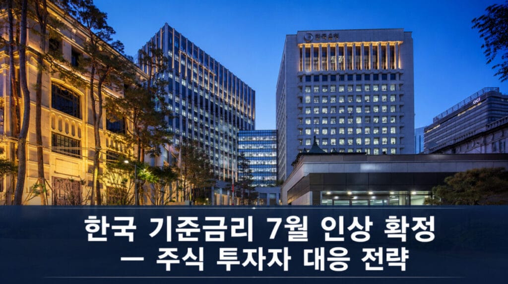 한국기준금리7월인상