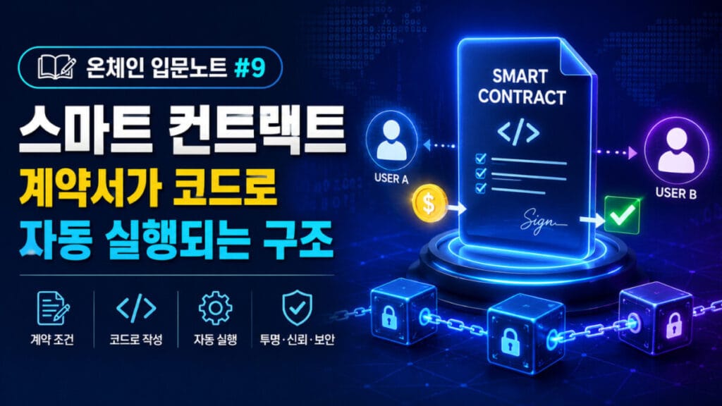스마트컨트랙트,온체인입문노트#9