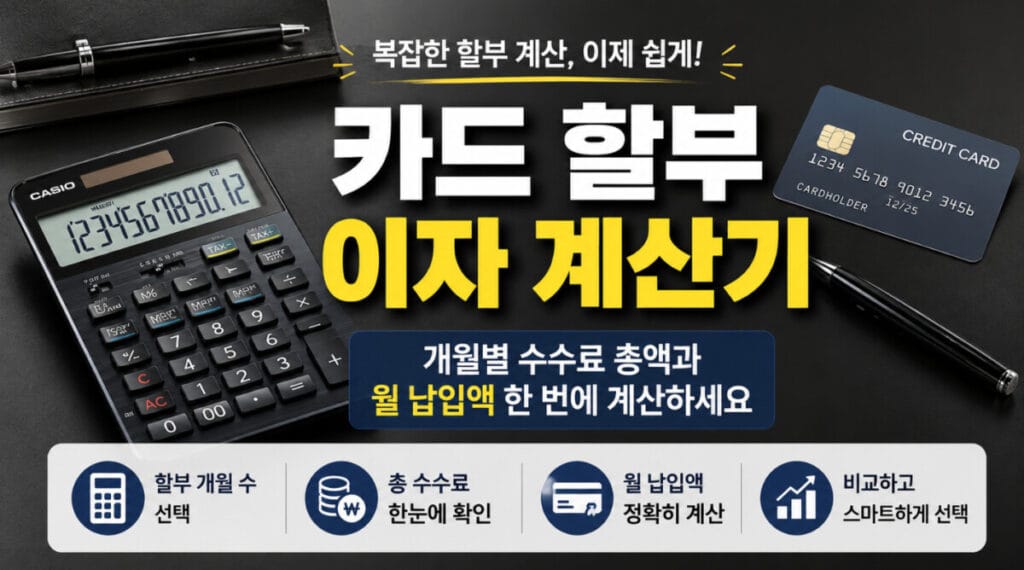 카드할부계산기
