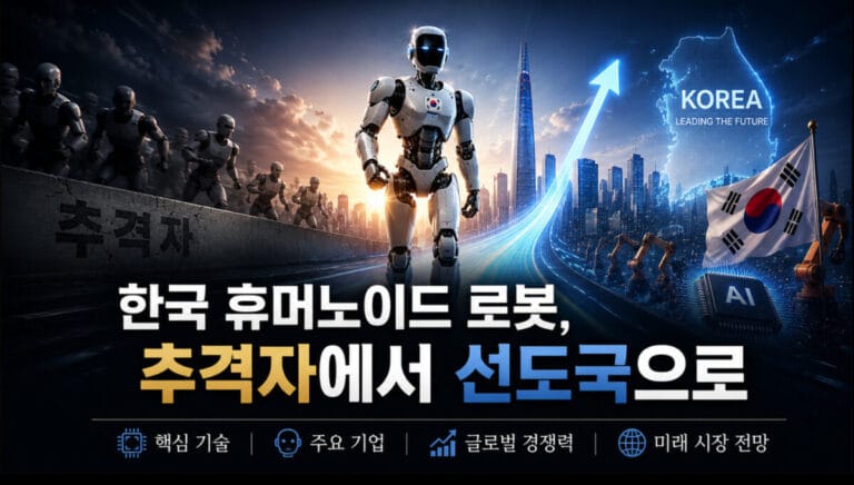 [피지컬 AI #12] 한국 휴머노이드 로봇, 추격자에서 선도국으로?
