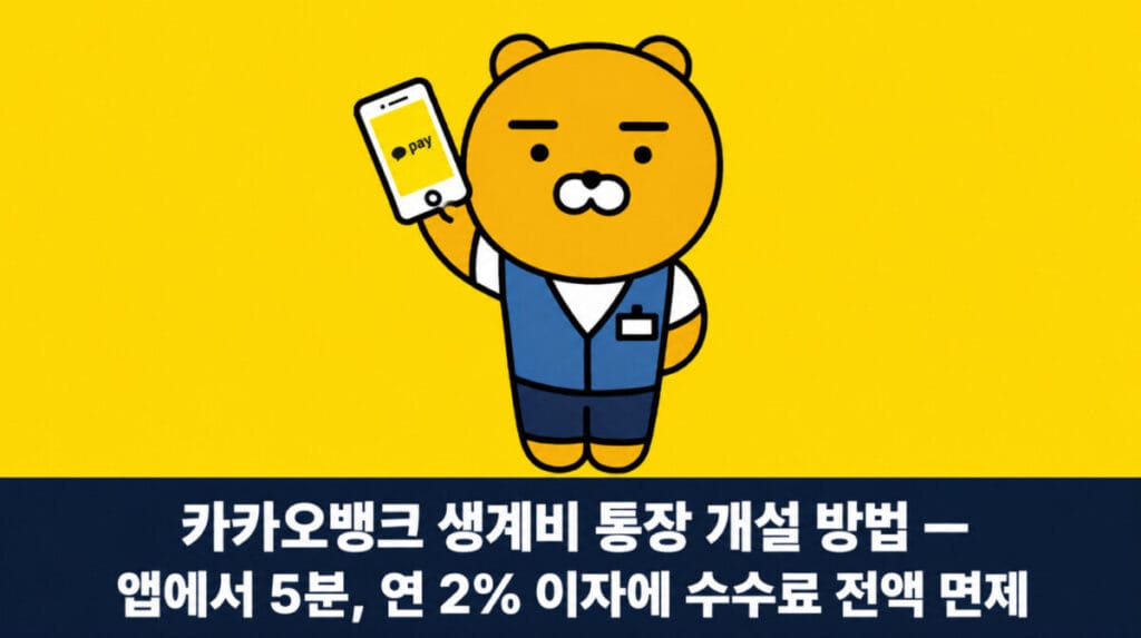카카오뱅크생계비통장카오뱅크생계비통장