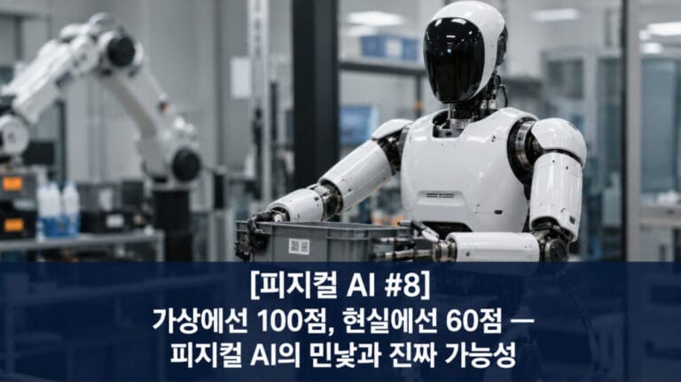 [피지컬 AI #8] 가상에선 100점, 현실에선 60점 — 피지컬 AI의 민낯과 진짜 가능성
