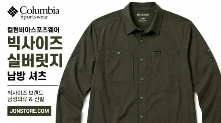 컬럼비아 OMNI-SHIELD 기능성 긴팔 셔츠 리뷰 | 빅사이즈 남성 아웃도어 셔츠 추천 110-120호